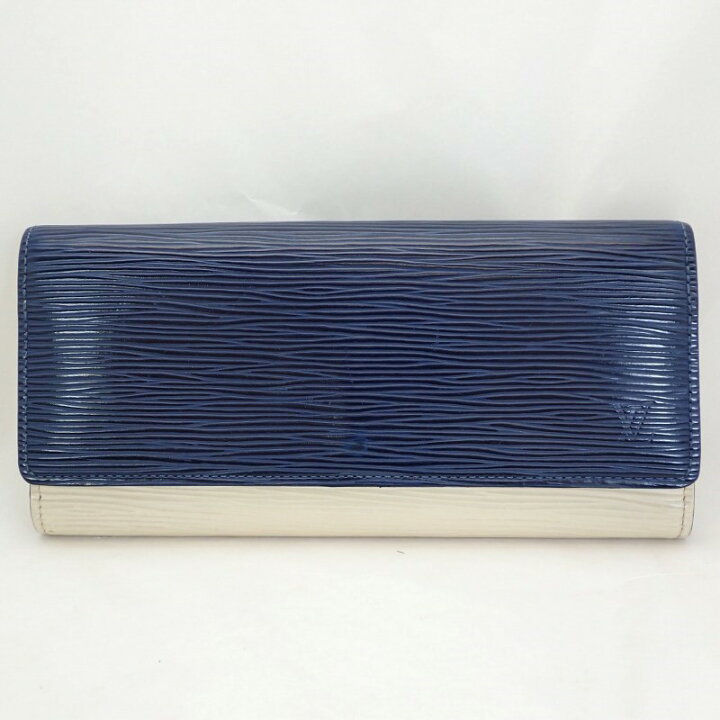 楽天市場】ルイ・ヴィトンエピポルトフォイユフロールレザー二つ折り長  