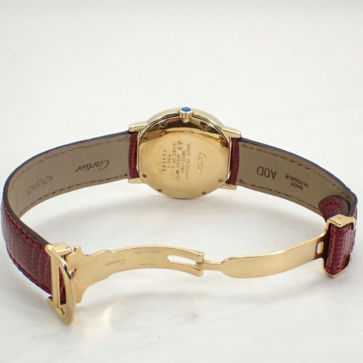 楽天市場】カルティエ【CARTIER】マスト ロンド ヴェルメイユGPレザー 