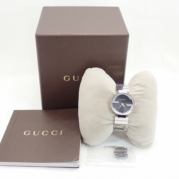 楽天市場】グッチ【GUCCI】インターロッキングSSレディースクォーツ 