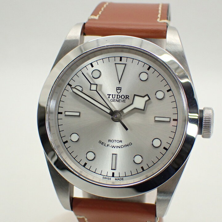 楽天市場】チューダー【TUDOR】SSレザーベルトブラックベイメンズ自動 