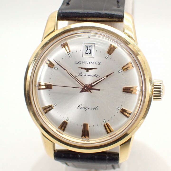 楽天市場】ロンジン【LONGINES】K18/レザーベルトコンクエスト  