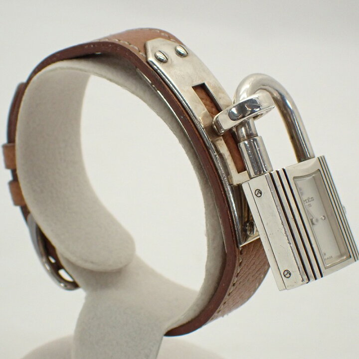 楽天市場】エルメス【HERMES】ケリーウォッチSV925レザーベルト（〇Z刻 