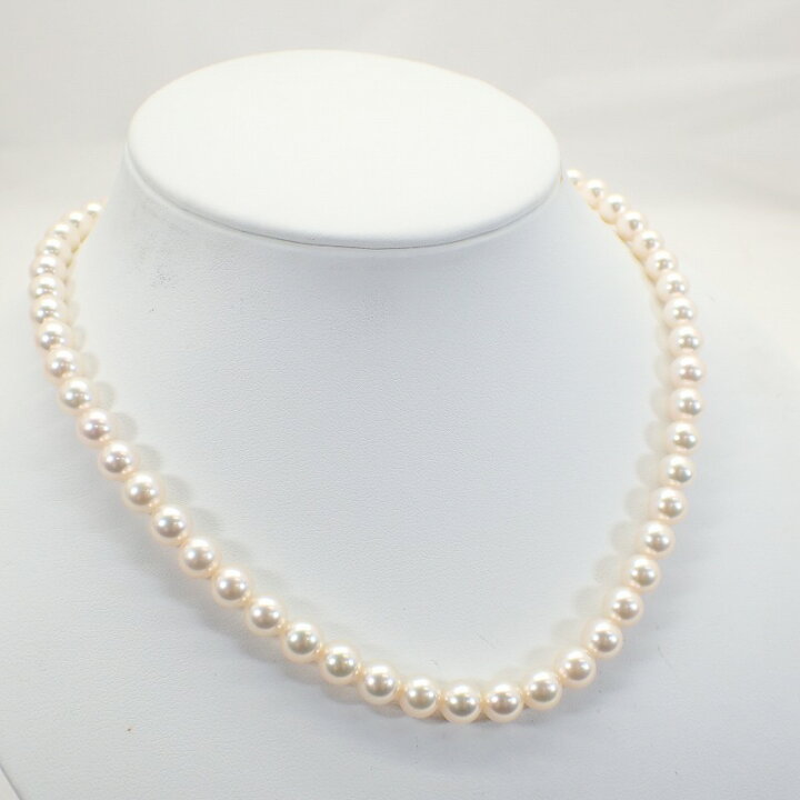 楽天市場】タサキTASAKI田崎真珠SV金具アコヤ真珠パールネックレス  