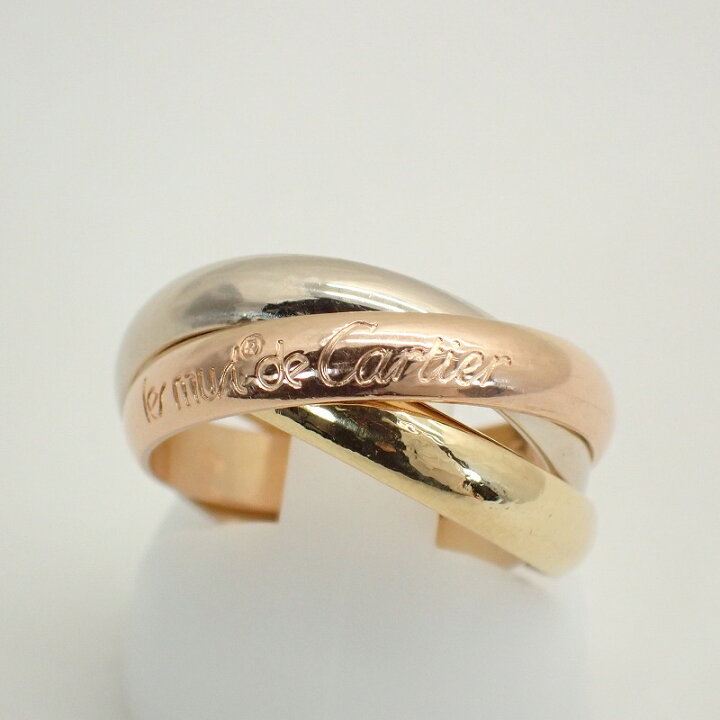 楽天市場】カルティエ【CARTIER】750（K18YG/WG/PG）スリーカラー  