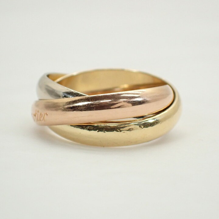 楽天市場】カルティエ【CARTIER】750（K18YG/WG/PG）スリーカラー 