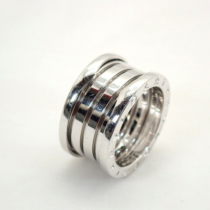 楽天市場】ブルガリ【BVLGARI】750K18WGビーゼロワンリング 52号【中古  