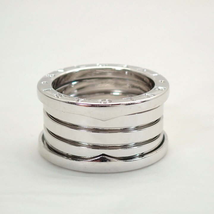 楽天市場】ブルガリ【BVLGARI】750K18WGビーゼロワンリング 52号【中古  