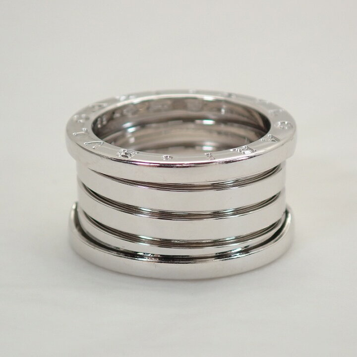 楽天市場】ブルガリ【BVLGARI】750K18WGビーゼロワンリング 52号【中古  