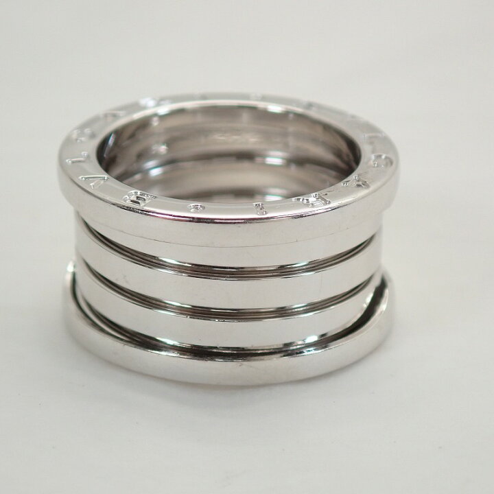 楽天市場】ブルガリ【BVLGARI】750K18WGビーゼロワンリング 52号【中古  