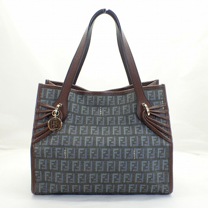 楽天市場】フェンディ【FENDI】 ズッキーノロゴジャガードxレザー 