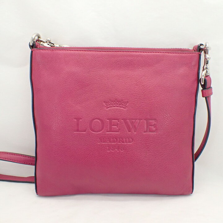 楽天市場】ロエベ【LOEWE】ヘリテージレザー斜め掛けショルダーバッグ 