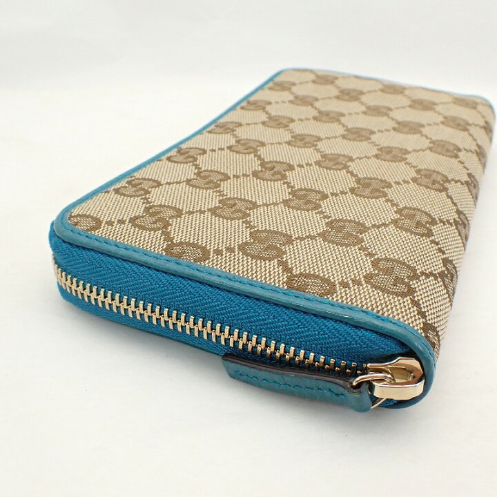 楽天市場】グッチ【GUCCI】GGキャンバスXレザーレザーラウンド 