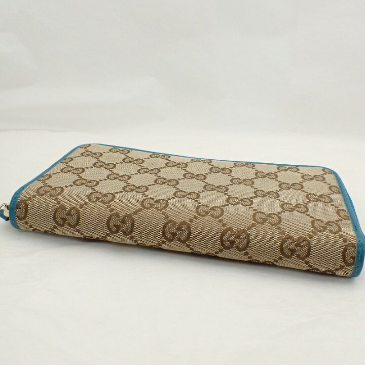 楽天市場】グッチ【GUCCI】GGキャンバスXレザーレザーラウンド