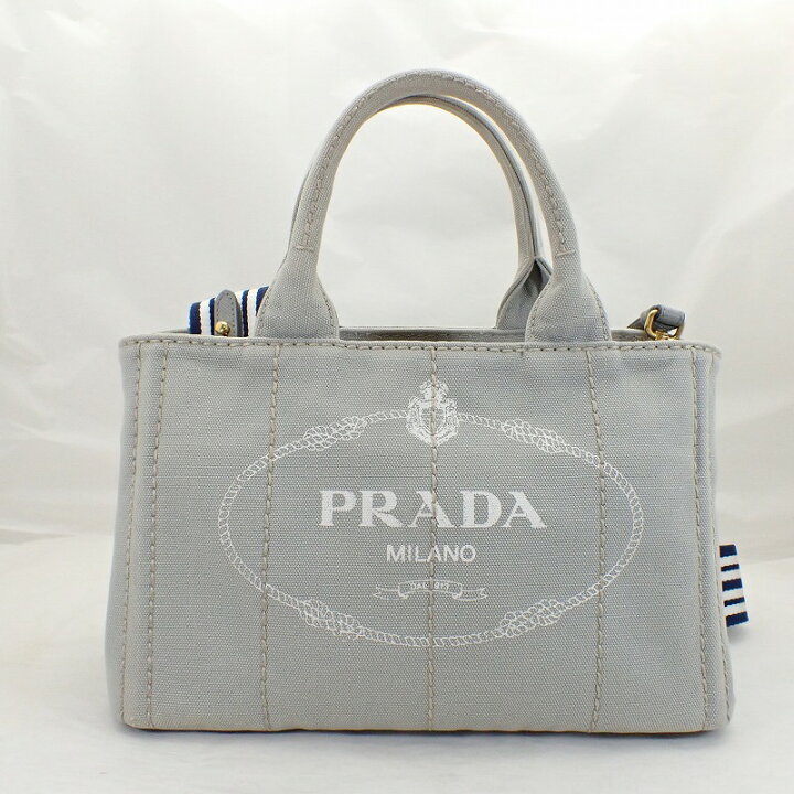 楽天市場】プラダ【PRADA】カナパ2WAYトートバッグキャンバスライト 