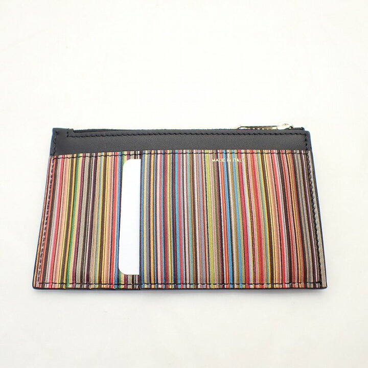楽天市場】【未使用品】ポールスミス【Paul Smith】マルチカラーレザー  