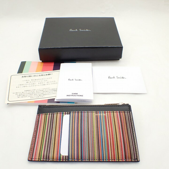 楽天市場】【未使用品】ポールスミス【Paul Smith】マルチカラーレザー 