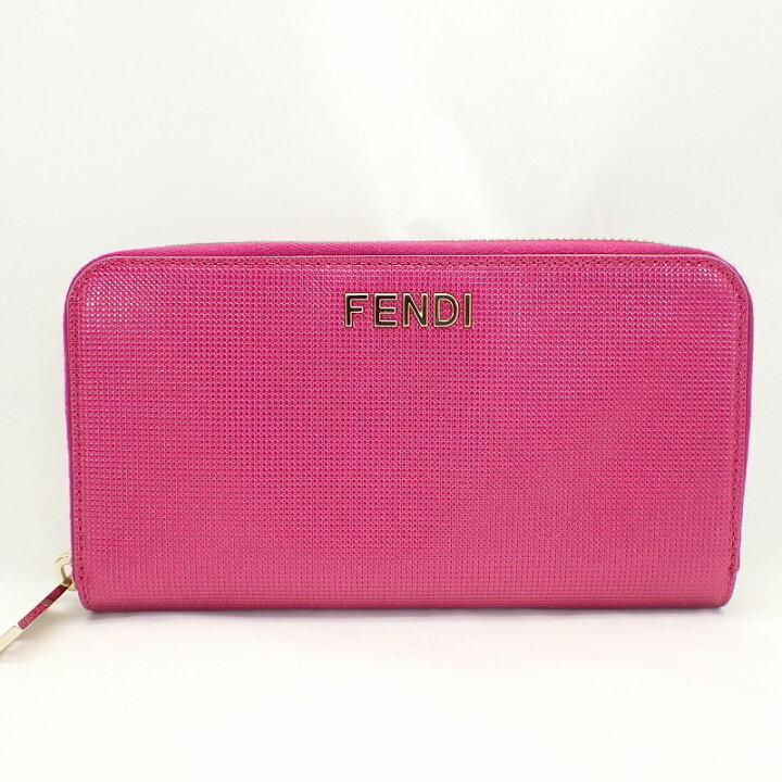 楽天市場】フェンディ【FENDI】 PVCXレザーラウンドファスナー長財布 
