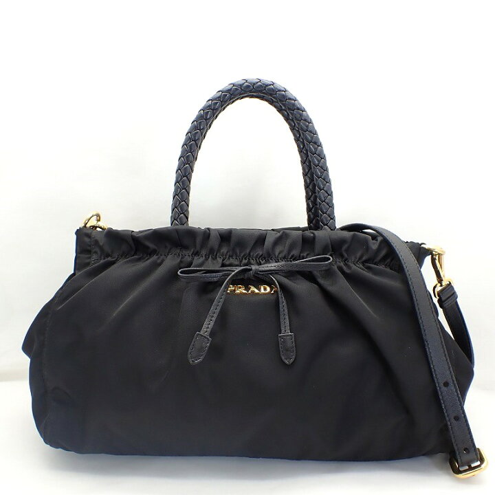楽天市場】プラダ【PRADA】ナイロンリボン2WAYハンドバッグショルダー 