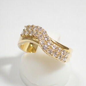 ���̍�K18YG�_�C�������h0.62ct�C�G���[�S�[���h�����O13���y�X���̂������߁z�y�m���u�����h�W���G���[�z