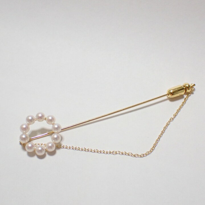 楽天市場】ミキモト【MIKIMOTO】K18ベビーパールピンブローチ【中古 