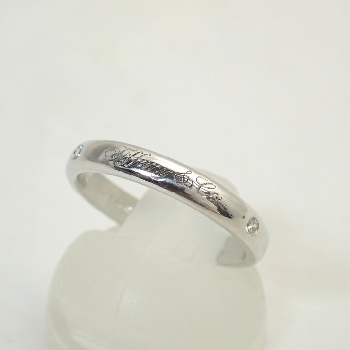楽天市場】ティファニー【TIFFANY＆Co.】Pt950ダイヤモンド3Pルシダ 