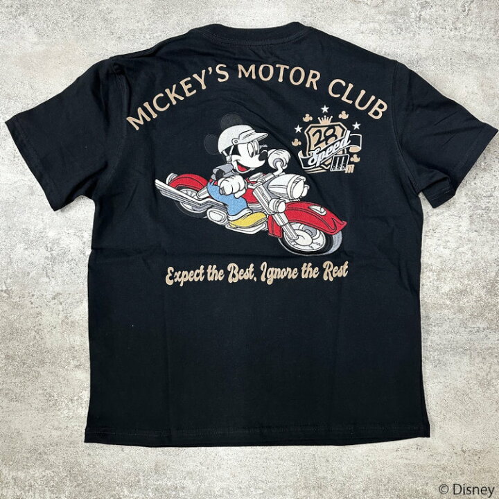 楽天市場】ミッキーマウス MCKEY MOUSExFLAGSTAFFコラボ半袖Tシャツ 