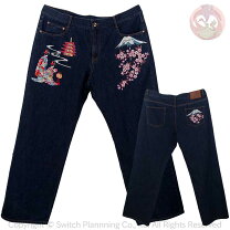 楽天市場】ジーパン 桜 刺繍の通販