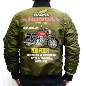 HONDA×JACK ROSE CB400FOUR ����MA-1 533503 �A���J�W �o�C�N �����t�H�A ���[�^�[�X�|�[�c �z���_×�W���b�N���[�Y �~���^���[