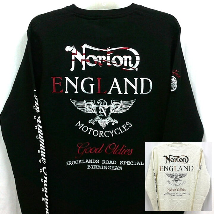 楽天市場】ノートン Nortonサーマルヘンリーネック長袖Tシャツ 