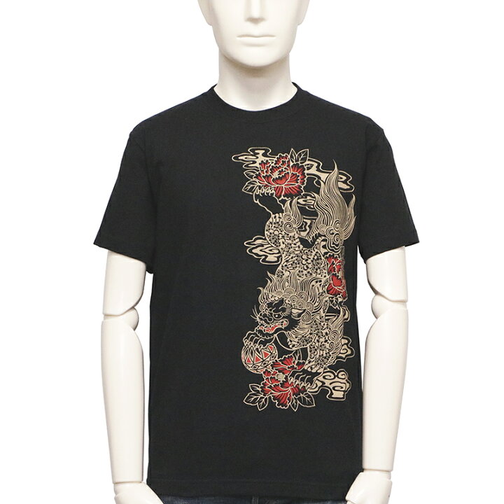 楽天市場】CHIGIRI ちぎり 唐獅子 和柄 半袖Tシャツ （ CHS49-681 ）和 