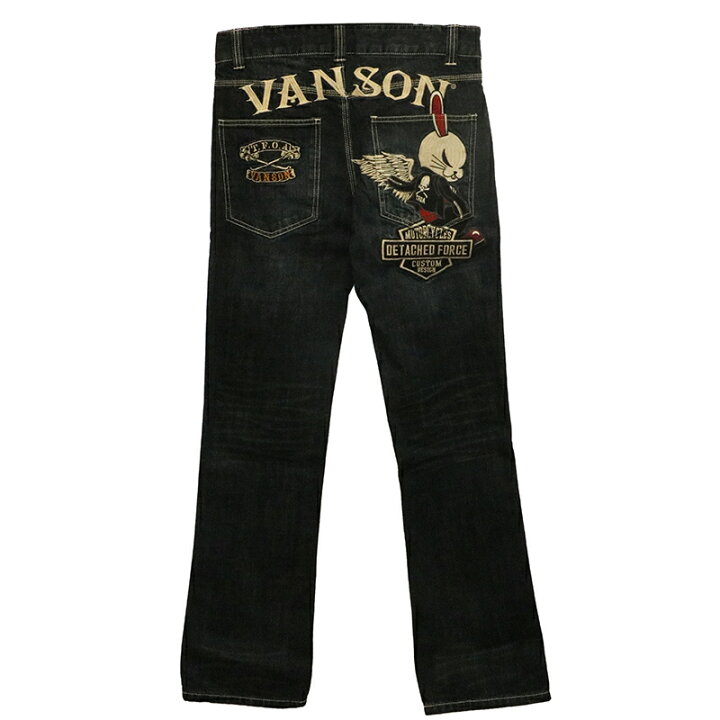楽天市場】クローズ×WORST × VANSON デスラビット 柄 刺繍 デニム 
