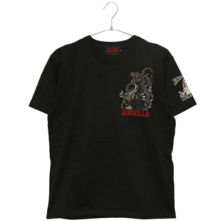 楽天市場】ゴジラ 刺繍 半袖Tシャツ （ GZL-2503 ） 半袖 Tシャツ  