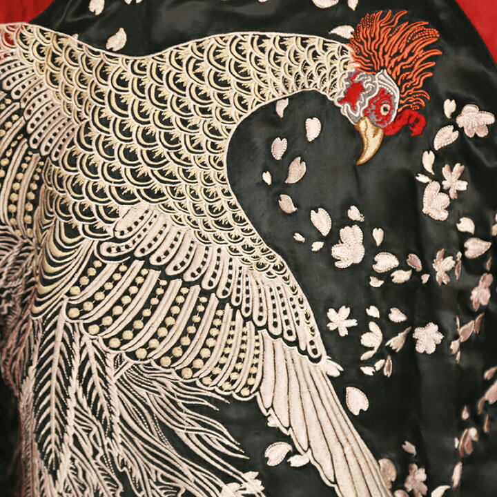楽天市場】花旅楽団 はなたびがくだん 桜と白鳳凰 柄 刺繍 和柄 