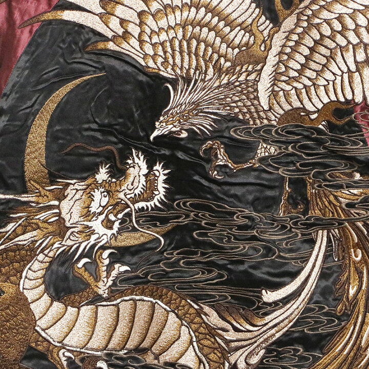 楽天市場】絡繰魂 粋 からくりだましい いき 龍×鳳凰 天界決戦 柄 刺繍 