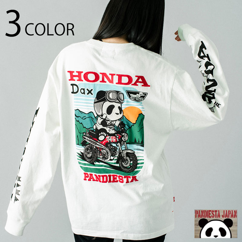 楽天市場】PANDIESTA JAPAN HONDA コラボ DAX125 柄 長袖 Tシャツ