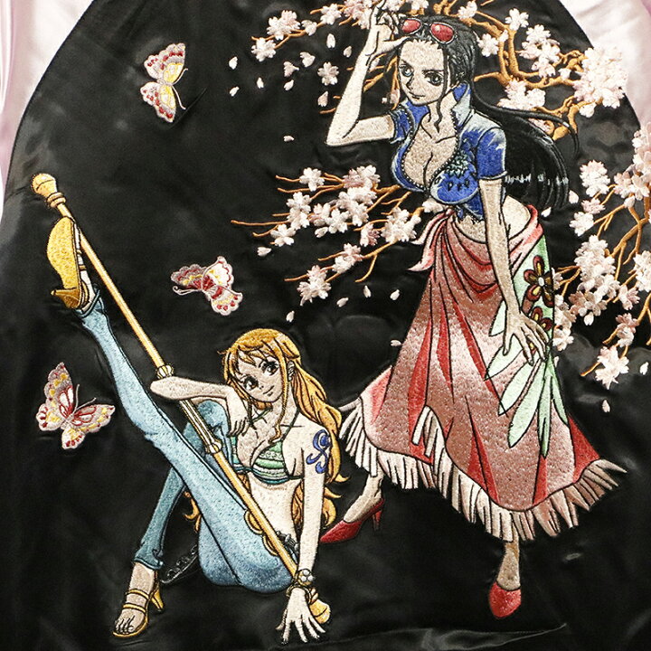 楽天市場】ONE PIECE ナミ・ロビン 刺繍 リバーシブル スカジャン  