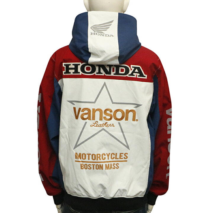 楽天市場】VANSON×HONDA ホンダ × VANSON 三層ストレッチ パーカー  