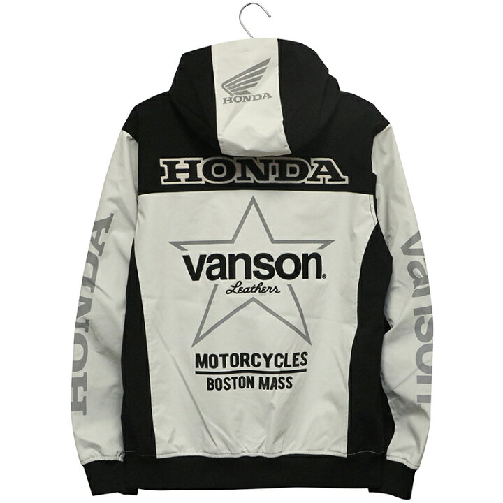 楽天市場】VANSON×HONDA ホンダ × VANSON 三層ストレッチ パーカー  