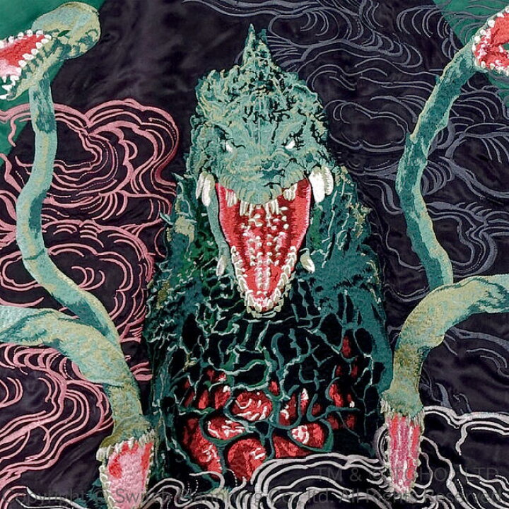 楽天市場】ゴジラ GODZILLA ビオランテ リバーシブルスカジャン GZSJ  