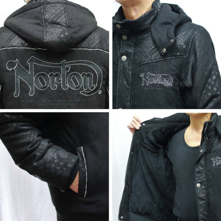 楽天市場】ノートン Nortonフード脱着撥水ポリスウェードジャケット 