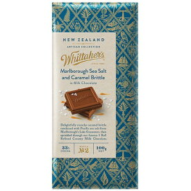 【5/1(水)限定！ポイント4倍！】チョコレート 塩キャラメル 板チョコ ウィッタカー Whittaker's 塩キャラメル ミルクチョコレート 100g 送料無料
