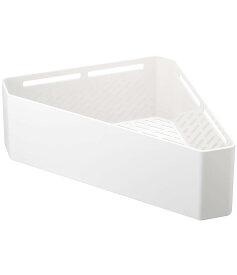 山崎実業(Yamazaki) マグネットバスルームコーナー おもちゃラック ホワイト 約33X18.5X10cm タワー 4264