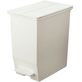 リス(RISU) ソロウ ゴミ箱 ふた付き 45L ホワイト ペダルオープン 棚下で使える 両開き 抗菌 加工 おしゃれ 分別 日本製 キッチン スリム キャスター付き ダストボックス カップボード GSLW005