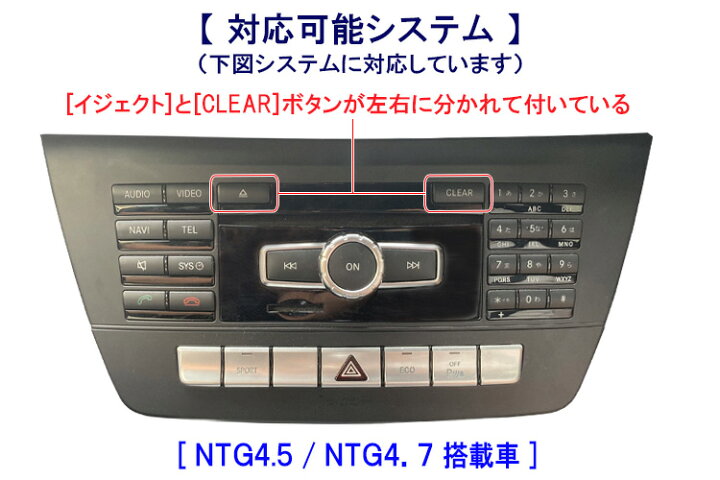 ベンツ テレビキャンセラー SLSクラス (C197) [CDT-NTG4.5] NTG4.5 