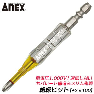 ANEX �≏�r�b�g +2x100 �d�C�H�� �≏ �h���C�o�[�r�b�g ���ւ��n���h��7.2V �d���h���C�o�[�y���^�[�d�h���C�o�[�׎� �X�����݌v ���J�o�[ �ϓd�� 1000V �Z�p���[�g�\�� W�a�^�C�v �}�O�l�b�g�t