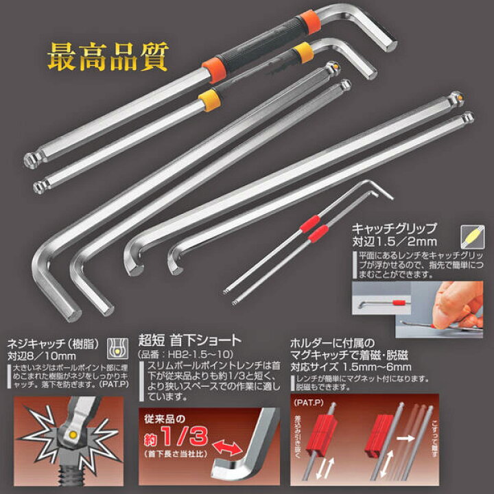 最大61 オフ 兼古製作所 Anex スリムボールポイントレンチ H5mm Bp5mm No Hb2 5 作業工具 スパナ ボックスレンチ Discoversvg Com