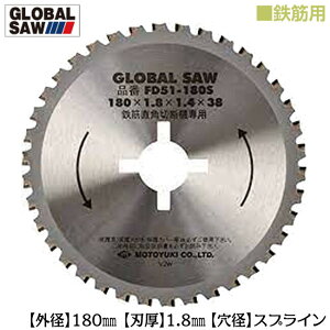 ���g���L �S�ؗp �O���[�o���\�[ �O�a180mm �S��D51�ȉ��܂Őؒf�\ �S�ؒ��p�؂͂₢ ���ꂢ �Ȃ߂炩�d�グ DAIA �_�C�A�\�[ �`�b�v�\�[ �֐n FD-180S
