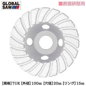gL \ʌp _ChzC[ Oa100mm a20mm fBXNOC_[p RN[g  ubN ΍ J ʌ ʎH GDS-TUR-100 O[o\[ GLOBAL SAW