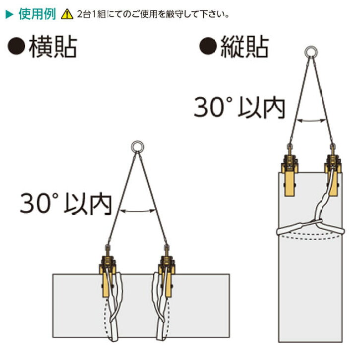 楽天市場】スーパーツール 押出成型板用吊クランプ 容量 260kg 50~85mm 
