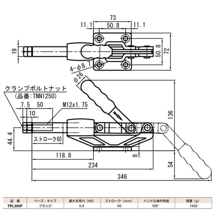 楽天市場】スーパーツール 横押し型トグルクランプ フランジタイプ ストローク60mm ハンドル操作角度180° 溶接 スパッタ 組立 加工 仮止め 治具 レザークラフト 菱打ち ひしめ かしめ ポンチ ホック ハトメ TPL300F SUPERTOOL : 作業工具の専門店Queen-Bee 楽天市場】スーパーツール 横押し型トグルクランプ フランジタイプ ストローク60mm ハンドル操作角度180° 溶接 スパッタ 組立 加工 仮止め 治具 レザークラフト 菱打ち ひしめ かしめ ポンチ ホック ハトメ TPL300F SUPERTOOL : 作業工具の専門店Queen-Bee